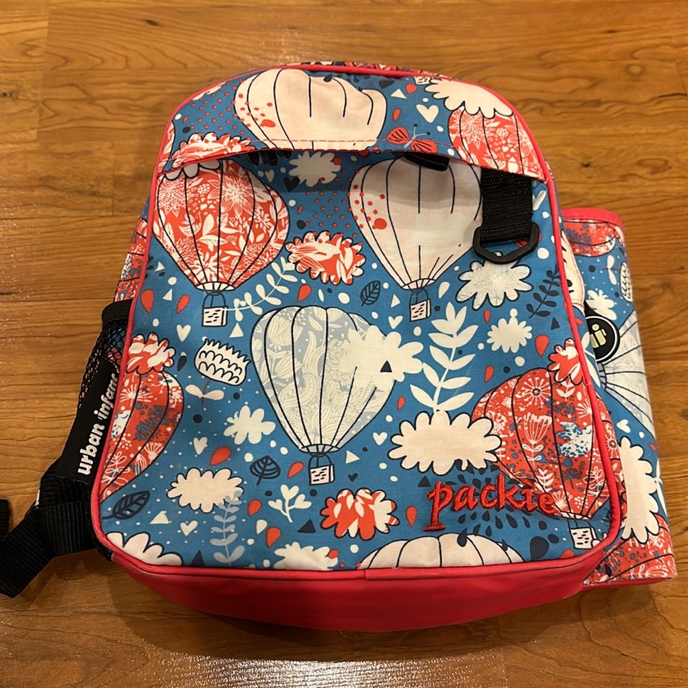 Adorable little kids urban infant backpack. Size 11*2.5*9.5 inches.